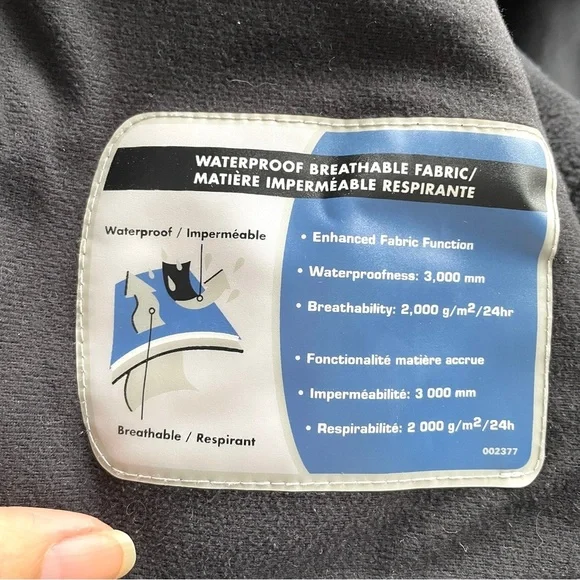 Columbia Black Titanium Interchange Waterproof Shell Jacket - Large - Picture 10 of 14